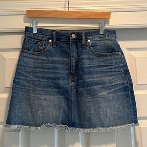 Madewell Jean Skirt